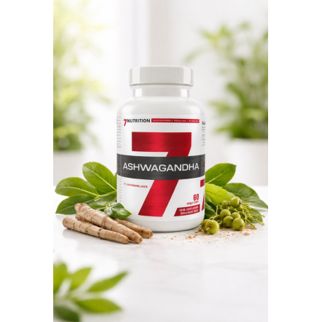 7Nutrition ASHWAGANDHA (400 mg) 60 vege caps, Pegrastore.cz