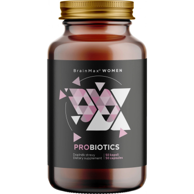 BrainMax Women Probiotics, Probiotika Pro Ženy, 50 enterosolventních kapslí, PegraStore.cz