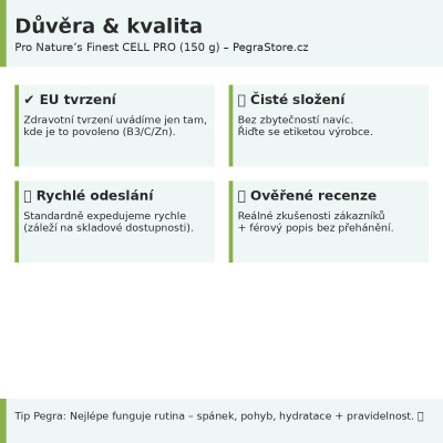 Buněčná energie je základ. Všechno ostatní na ní stojí. 💚