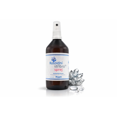 Koloidní stříbro 70 ppm – sprej (100 ml / 200 ml), Pegrastore
