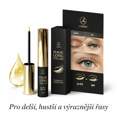Lambre Magic Eyelash - aktivní sérum na růst řas 4 ml, Pegrastore