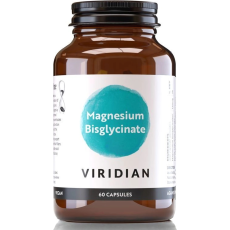 Viridian Magnesium Bisglycinate Hořčík bisglycinát 60 kapslí, Pegrastore