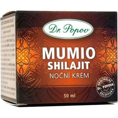 Dr. Popov Mumio Shilajit výživný noční krém 50 ml, Pegrastore.cz