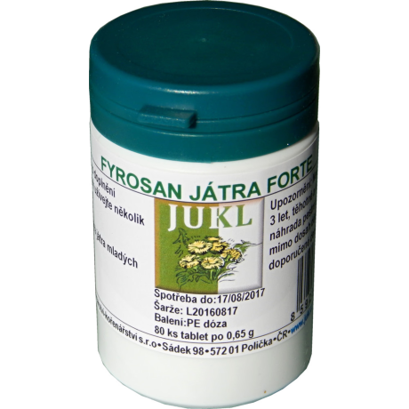 JUKL Fyrosan játra 100 tbl, Pegrastore