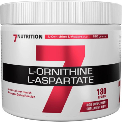 7Nutrition L-Ornithine L-Aspartate 180 g, detoxikace jater, Pegrastore