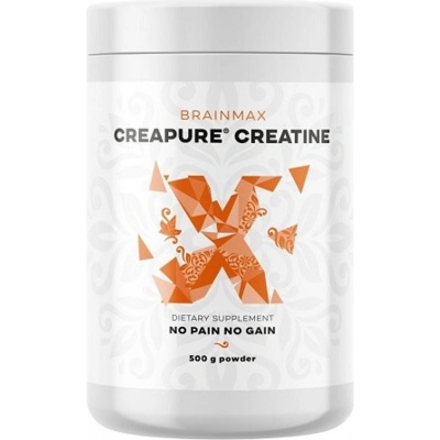 BrainMax Creapure Creatine, Kreatin monohydrát, 500 g, Pegrastore
