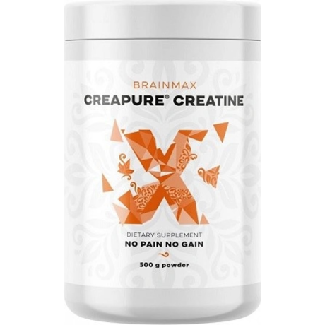 BrainMax Creapure Creatine, Kreatin monohydrát, 500 g, Pegrastore