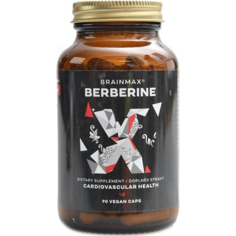 BrainMax Berberin 550 mg 90 rostlinných kapslí, Pegrastore