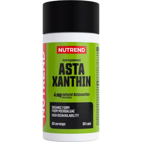 Nutrend Astaxanthin 60 kapslí, Pegrastore.cz