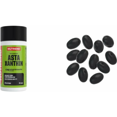 Nutrend Astaxanthin 60 kapslí – silný antioxidant pro ochranu buněk