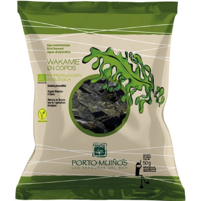 Porto-Muiños Mořské řasy Wakame BIO 50 g, Pegrastore.cz