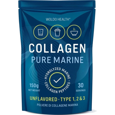 WoldoHealth 100 % hydrolyzovaný mořský kolagen 150 g, Pegrastore.cz