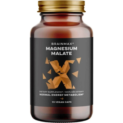 BrainMax Magnesium Malate, 90 rostlinných kapslí, Pegrastore.cz