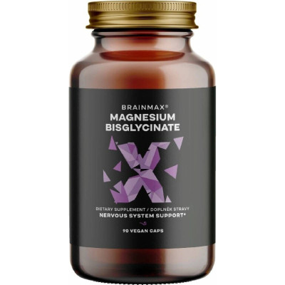 BrainMax Magnesium Bisglycinate 90 kapslí, Pegrastore.cz