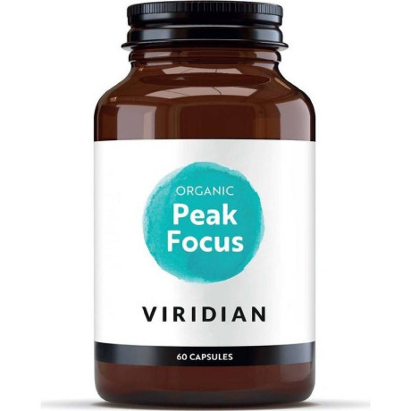Viridian Peak Focus 60 kapslí Organic (Normální kognitivní funkce), Pegrastore.cz