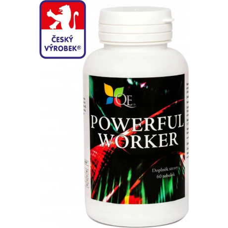 EUNIKÉ Powerful Worker – kolostrum s IgG40 a vitamíny B6, B2, B1 (60 tobolek), Pegrastore.cz