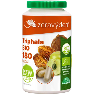 Zdravý den  Triphala BIO 180 Kapslí. Pegrastore.cz
