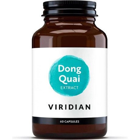 Viridian Dong Quai Extract 60 kapslí,  tradiční bylinu pro ženský komfort, Pegrastore,cz