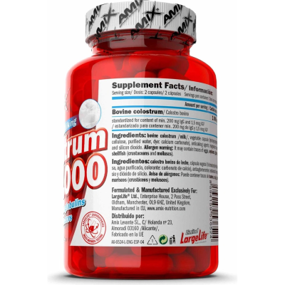 Amix Nutrition Colostrum 1000 mg – podpora imunity, kapsle (100 ks) Pegrastore