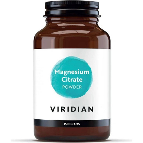 Viridian Magnesium Citrate Powder 150g, Pegrastore.cz