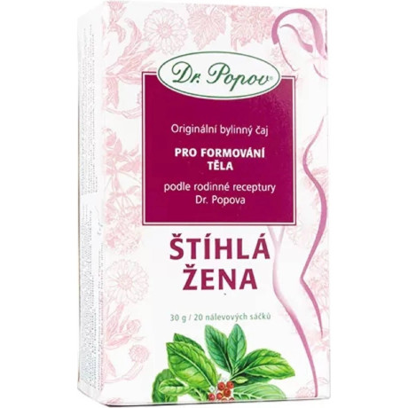 Dr.Popov Štíhlá žena, porcovaný čaj, 30 g, Pegrastore.cz