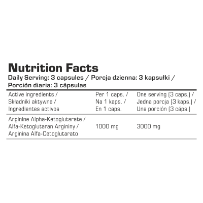 7Nutrition AAKG 1000 – 135 kapslí, Pegrastore.cz