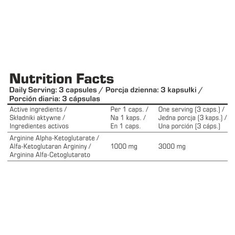 7Nutrition AAKG 1000 – 135 kapslí, Pegrastore.cz