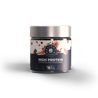 Delicatofood Chia pudink čokoládový protein 200 gr, Pegrastore.cz