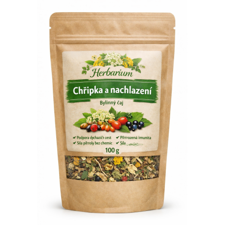 Herbarium Chřipka a nachlazení, bylinný čaj 100 gr, Pegrastore.cz