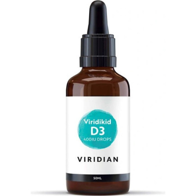 Viridian Viridikid Vitamin D Drops 400iu 30ml, Pegrastore.cz