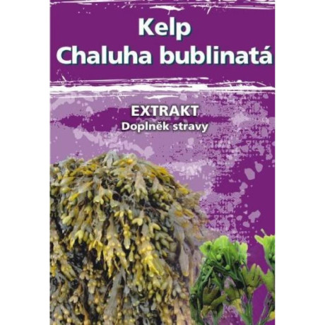 Naturgreen Kelp Chaluha bublinatá organický jód 120 kapslí, Pegrastore.cz