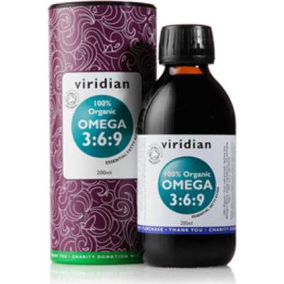 Viridian 100% Organic Omega 3:6:9 Oil, 200 ml, Pegrastore.cz