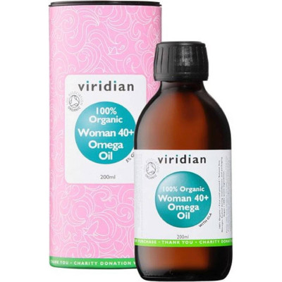 Viridian Woman 40+ Omega Oil 200ml Organic, Pegrastore.cz