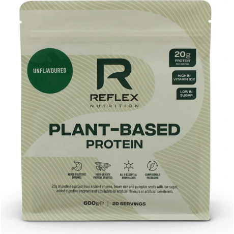 Reflex Nutrition Plant Based Protein 600 g cacao & caramel, Pegrastore.cz