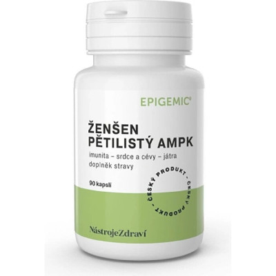 Epigemic Ženšen pětilistý AMPK 90 kapslí, Pegrastore.cz