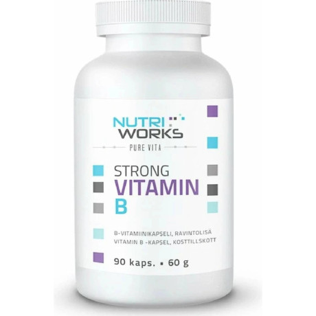 NutriWorks Strong Vitamin B12 90 kapslí, Pegrastore.cz