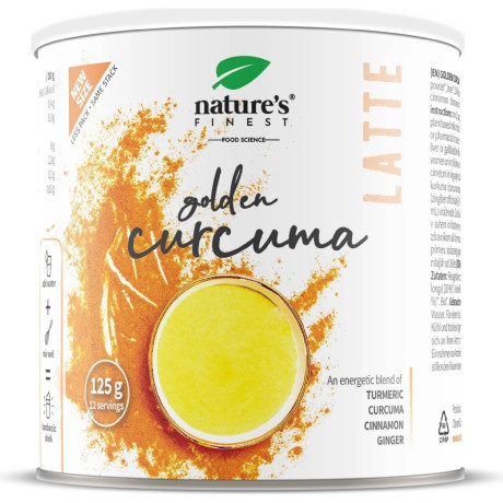 Nature’s Finest Golden Curcuma Latté, 125 g, Pegrastore.cz
