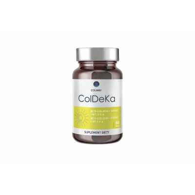 Colway ColDeKa – Vitamín D3, K2 a Beta-D-Glukan z Shiitake | 60 kapslí | PegraStore