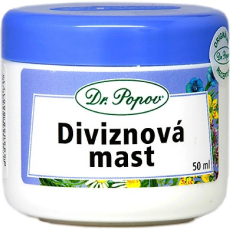 Diviznová mast Dr. Popov 50 ml – Úleva pro unavené nohy a ochrana pokožky