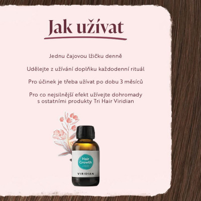 Viridian Hair Restore Serum Organic 50 ml – sérum na vlasy | PegraStore