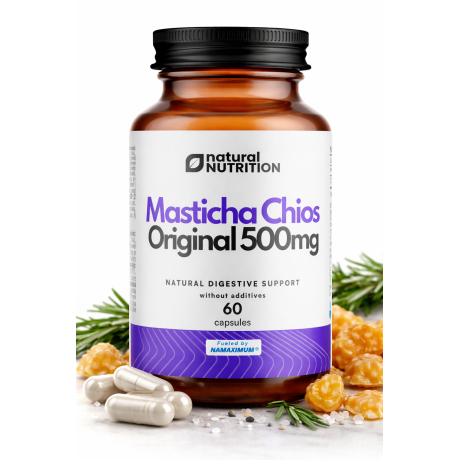 Natural Nutrition Masticha Chios Original 500mg 60 caps, Pegrastore.cz