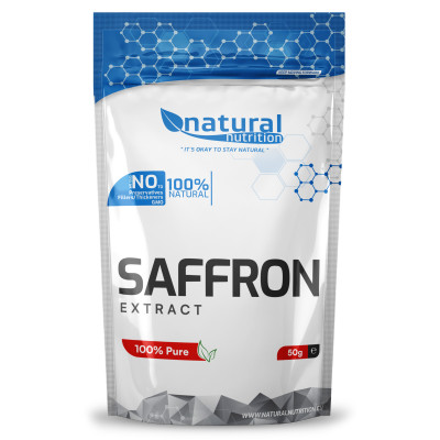 Natural Nutrition Šafrán extrakt – prášek 100 g (3 % safranal) | PegraStore