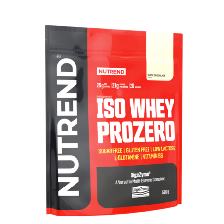 NUTREND Iso Whey PROZERO 500 g – syrovátkový izolát WPI | PegraStore