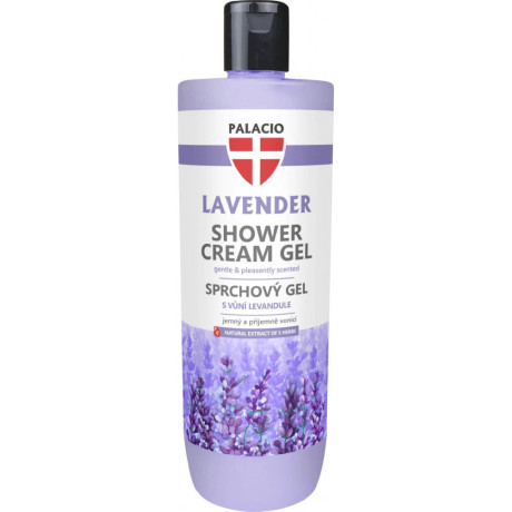 PALACIO Levandulový sprchový a koupelový krémový gel, 500 ml, Pegrastore.cz