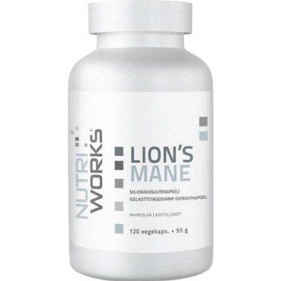NutriWorks Lion´s Mane 120 kapslí, Pegrastore.cz