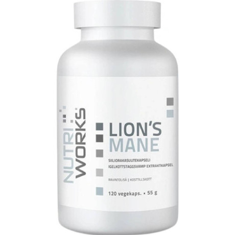 NutriWorks Lion´s Mane 120 kapslí, Pegrastore.cz