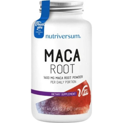 Nutriversum Maca Root, 60 kapslí, Pegrastore.cz