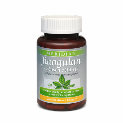 Meridian Jiaogulan ženšen pětilistý 60 kapsli, Pegrastore.cz