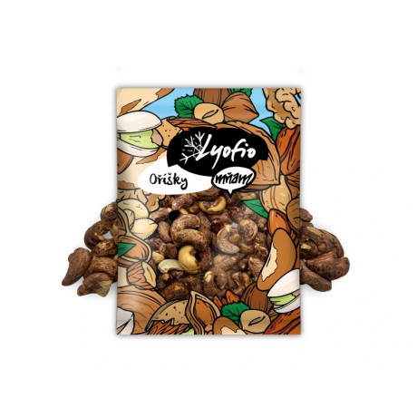 Lyofio Kešu W320 pražené solené 200 g | Slané kešu ořechy