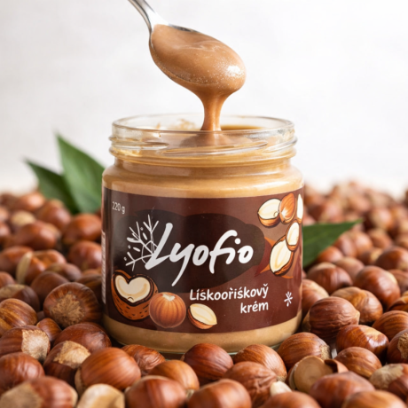Lyofio Lískooříškový krém 220 g | 50 % lískových ořechů z Piemontu